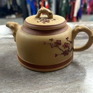 Yixing Xisha Clay Cherry Blossom Teapot